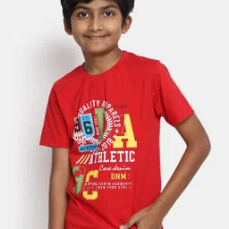 V-Mart Boys Graphic Printed Cotton Casual T-shirt-picture-55