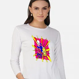 CHOZI Graphic Printed Round Neck Cotton T-shirt-picture-24