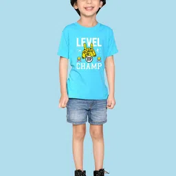 NUSYL Boys Typography Printed Round Neck T-shirt-picture-28