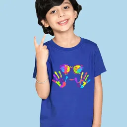 NUSYL Boys Graphic Printed Cotton T-shirt-image-50