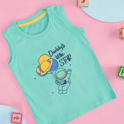 Pantaloons Baby Boys Graphic Printed Sleeveless Cotton T-Shirt-picture-30