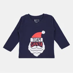 Bodycare Boys Typography Printed V-Neck Cotton T-shirt-picture-24