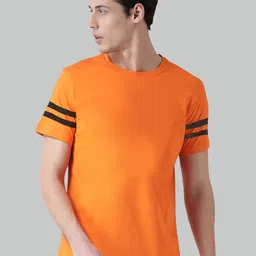 Trends Tower Men Orange Applique T-shirt-picture-28