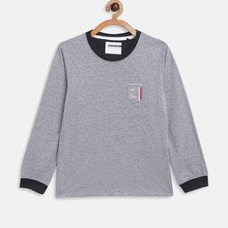 Octave Boys Grey Solid T-shirt-picture-44