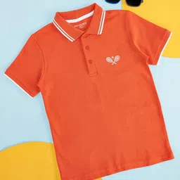 Pantaloons Junior Boys Polo Collar Cotton T-Shirt-picture-12