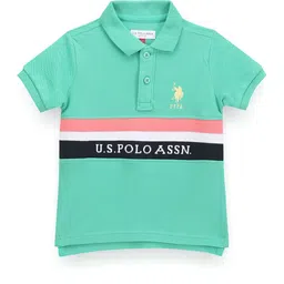 U.S. Polo Assn. Kids Boys Striped Polo Collar T-shirt-picture-21