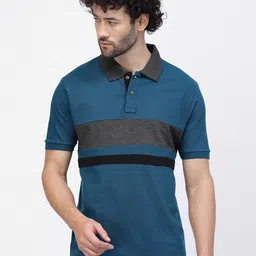 Kalt Polo Collar Striped T-shirt-picture-47