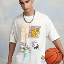 HIGHLANDER Graphic Printed Cotton Oversized T-shirt image 1