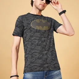 SF JEANS by Pantaloons Batman Printed Slim Fit Pure Cotton T-shirt-picture-14