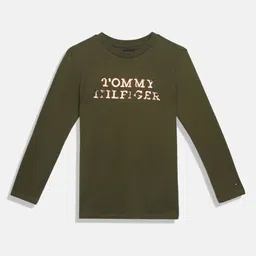 Tommy Hilfiger Boys Typography Printed Long Sleeves Pure Cotton T-shirt-picture-43