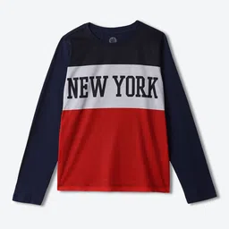 YK Boys Typography Printed Round Neck Long Sleeves T-shirt-picture-19
