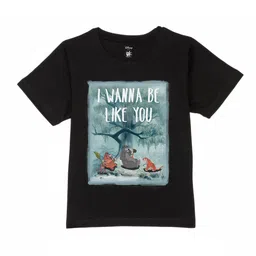 YK Disney Boys Printed Pure Cotton Round Neck T-shirt-image-32