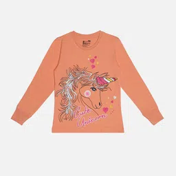 Bodycare Girls Unicorn Printed Cotton T-shirt-picture-38