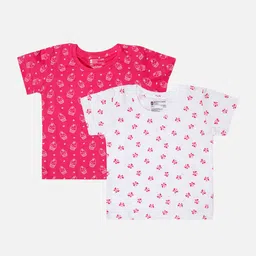 Bodycare Girls Pack of 2 Printed Cotton T-shirts-picture-35