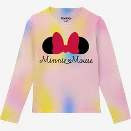 BONKIDS Girls Typography Printed Applique T-shirt-picture-25