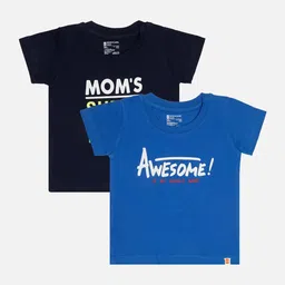 Bodycare Boys Pack Of 2 Typography Printed Cotton T-shirt-picture-15