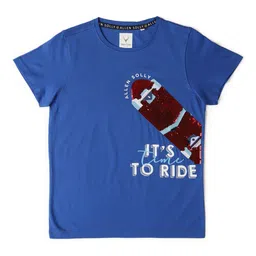 Allen Solly Junior Boys Embellished Printed T-shirt-picture-52