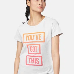 Ajile by Pantaloons Women Typography Printed Cotton T-shirt-image-75