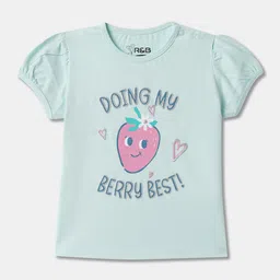 R&B Girls Typography Printed Cotton T-shirt-picture-23