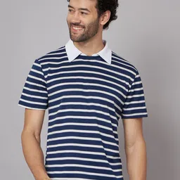 BAESD Striped Polo Collar Dri-FIT T-shirt-picture-47