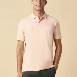 Allen Solly Printed Polo Collar Cotton T-shirt image 1