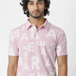 RARE RABBIT Men Rings-4 Slim Fit Solid Polo Collar T-Shirt-picture-22