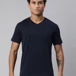 Levis Men Smartskin Technology Pure Cotton V-Neck Lounge T-shirts-026 image 1