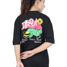 ZU Printed Round Neck Oversized T-shirt-picture-31
