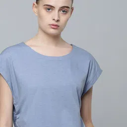 Puma Women Studio Foundation Extended Sleeves Solid DryCell T-shirt-picture-22