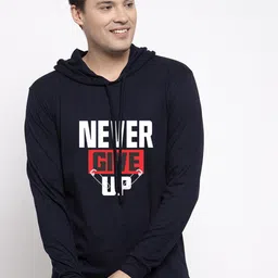 Friskers Men Navy Blue Cotton Printed T-shirt-picture-39