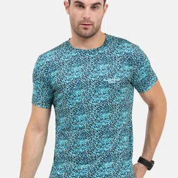 Masculino Latino Round Neck Floral Printed T-shirt-picture-37