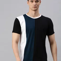 Urban Dog Colourblocked Pure Cotton T-shirt-picture-19