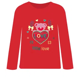 CoolTees4U Girls Graphic Printed Cotton T-shirt-picture-56