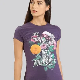 LYRA Women Floral Printed Cotton T-shirt-image-53