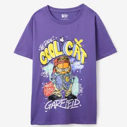 The Souled Store Boys Typography Garfield Printed T-shirt-picture-37