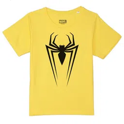 Marvel by Wear Your Mind Boys Yellow Spiderman Printed T-shirt-picture-37
