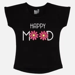 Bodycare Girls Typography Printed Cotton Extended Sleeves Casual T-shirt-picture-24