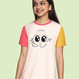 Puma Kids Regular Fit Birdie Print Pure Cotton T-shirt-picture-31