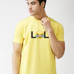 EPPE Men Yellow Typography Printed T-shirt-picture-28