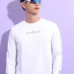 KETCH Typography Printed Round Neck Long Sleeves Relaxed Fit T-shirt-picture-14
