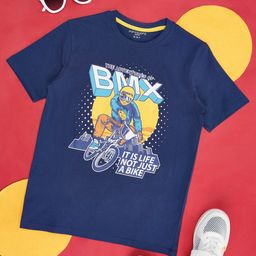 Pantaloons Junior Boys Graphic Printed Cotton T-shirt-picture-19