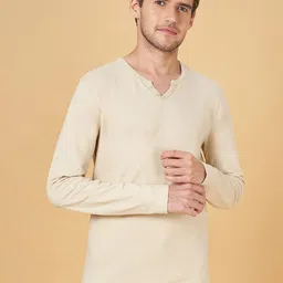 Urban Ranger by pantaloons Henley Neck Long Sleeves Slim Fit T-shirt-picture-16