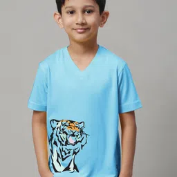 Friskers Boys Graphic Printed Slim Fit Pure Cotton T-Shirt-picture-27