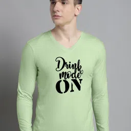 FBAR Typography Printed Round Neck Cotton Regular T-shirt-image-59