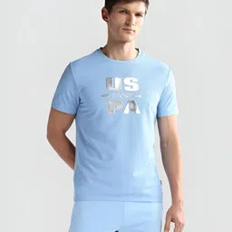 U.S. Polo Assn. Men Brand Logo Printed Round Neck Slim Fit T-shirt-picture-26