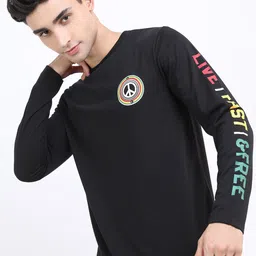 KETCH Men Black Slim Fit T-shirt-picture-25