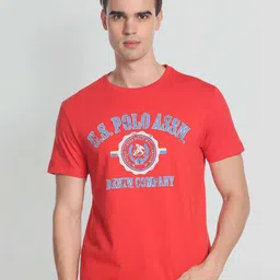 U.S. Polo Assn. Denim Co. Brand Print Pure Cotton T-Shirt-picture-24