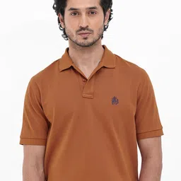 RARE RABBIT Men Pareto Regular Fit Polo Collar T-Shirt-picture-38