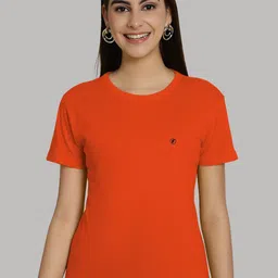 Friskers Round Neck Pure Cotton Casual T-shirt-picture-31