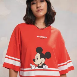 Tokyo Talkies Women Extended Sleeves Boxy T-shirt-image-60